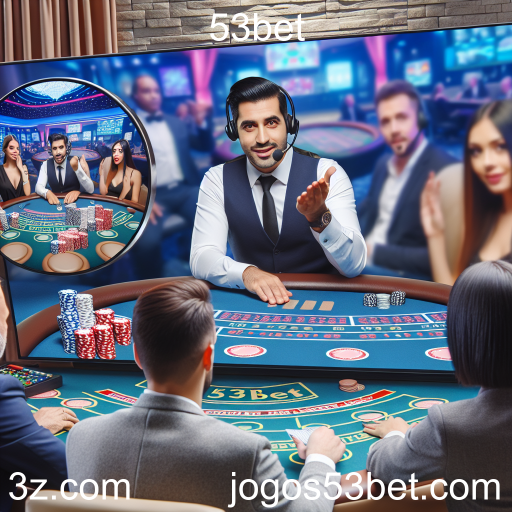 A Emoção do Cassino Ao Vivo no 53bet
